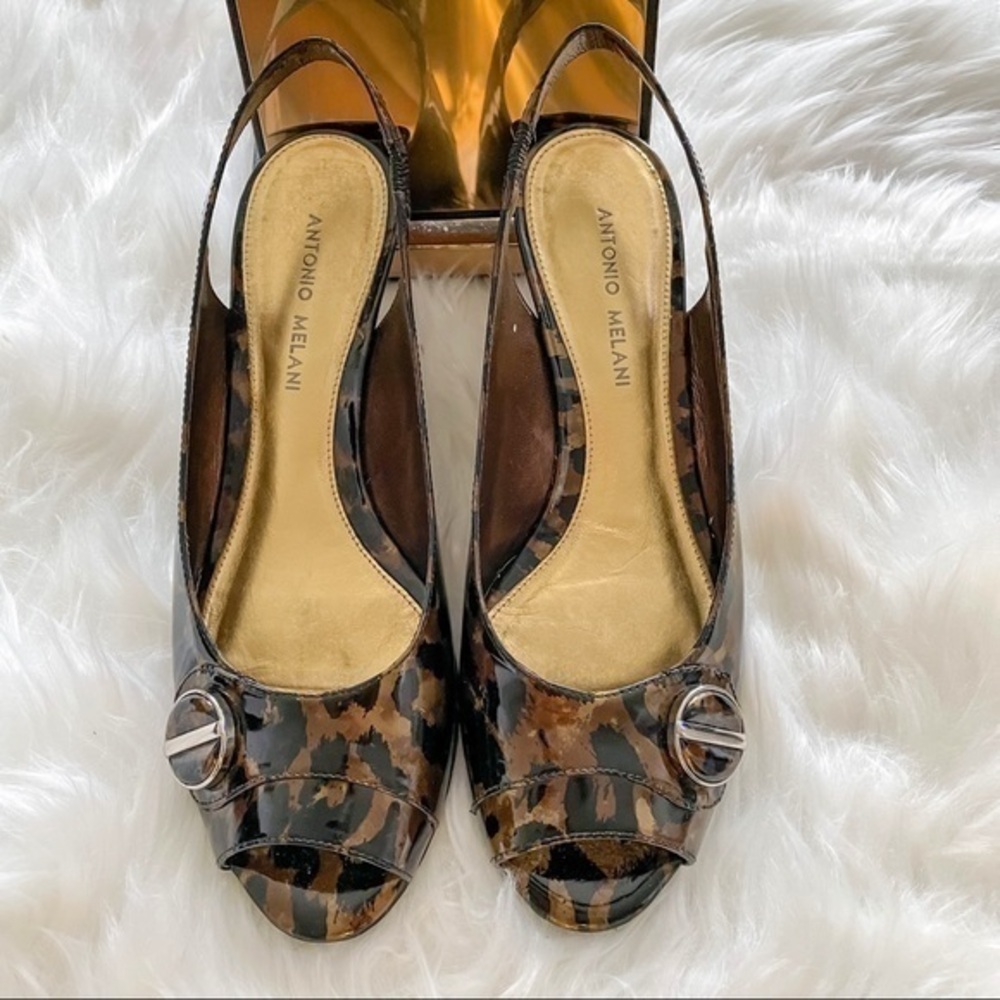 Antonio Melani Sling Back Open Toe Heels